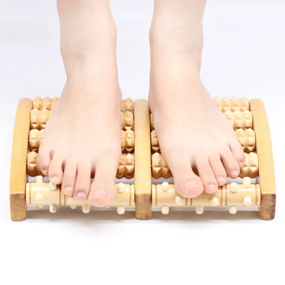 Wooden Foot Massage Roller